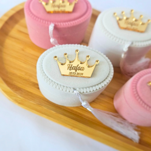 boite à dragées personnalisée en velours cadeau invité mariage baptême circoncision naissance