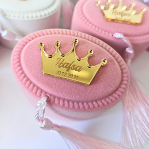 boite à dragées personnalisée en velours cadeau invité mariage baptême circoncision naissance