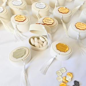 boite à dragées velours cadeau invité mariage baptême circoncision